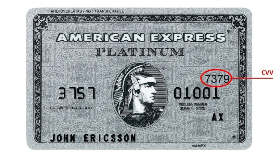 cvv American Express