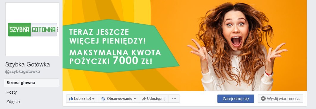 facebook szybka gotowka