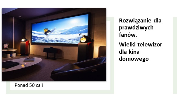 Przekątna ekranu i rozmiar telewizor